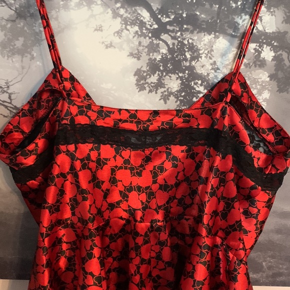 Vintage ♥️Victoria Secret red heart babydoll M - Picture 7 of 9